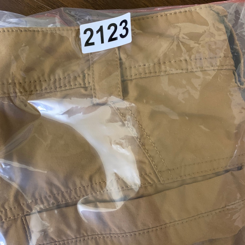 Truewerk T1 Werkshort Men 32 Sand Tan Technical Work Shorts 4-Way Stretch Pocket - Picture 12 of 12